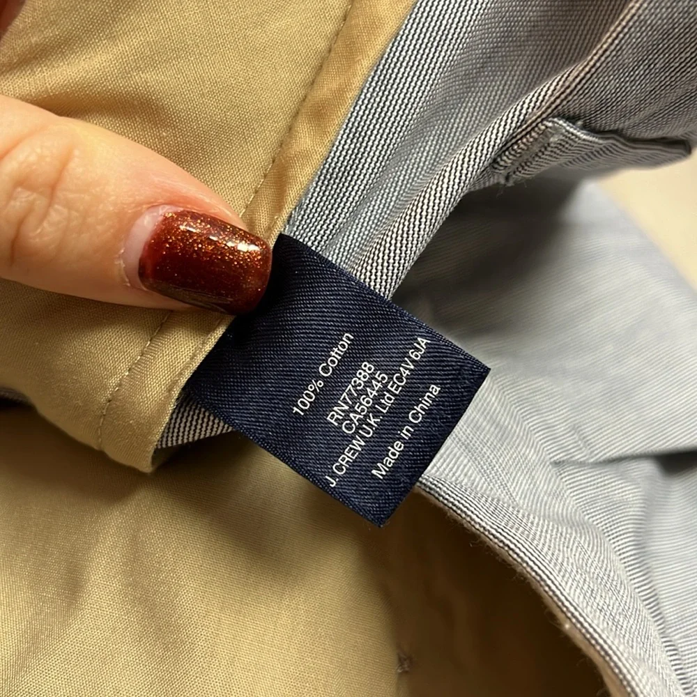 J. Crew Cotton Thompson Chino Pants Blue- 36x32‎